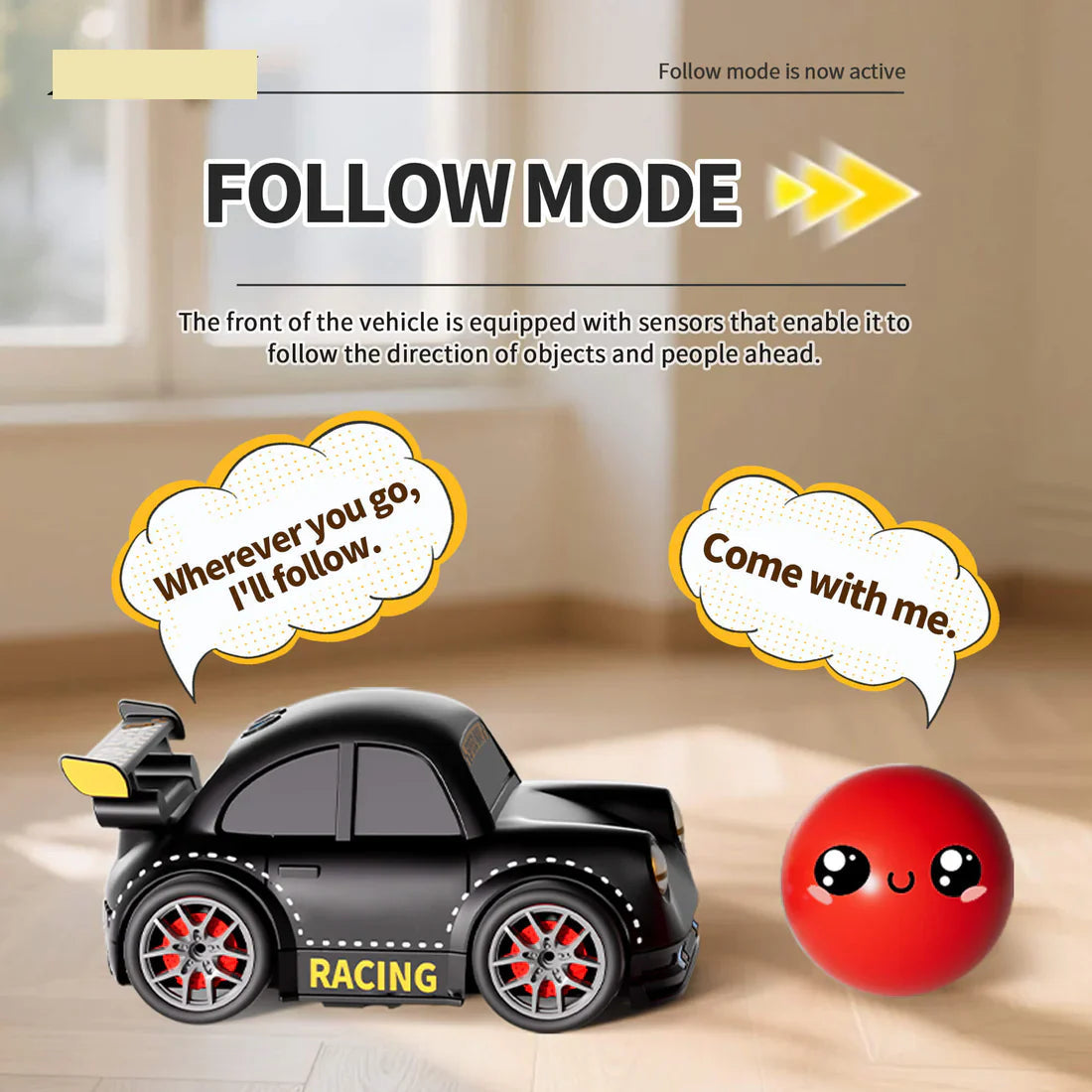RC Car with Motion Sensor - Smart Escape and Follow Me (25th dispatch)