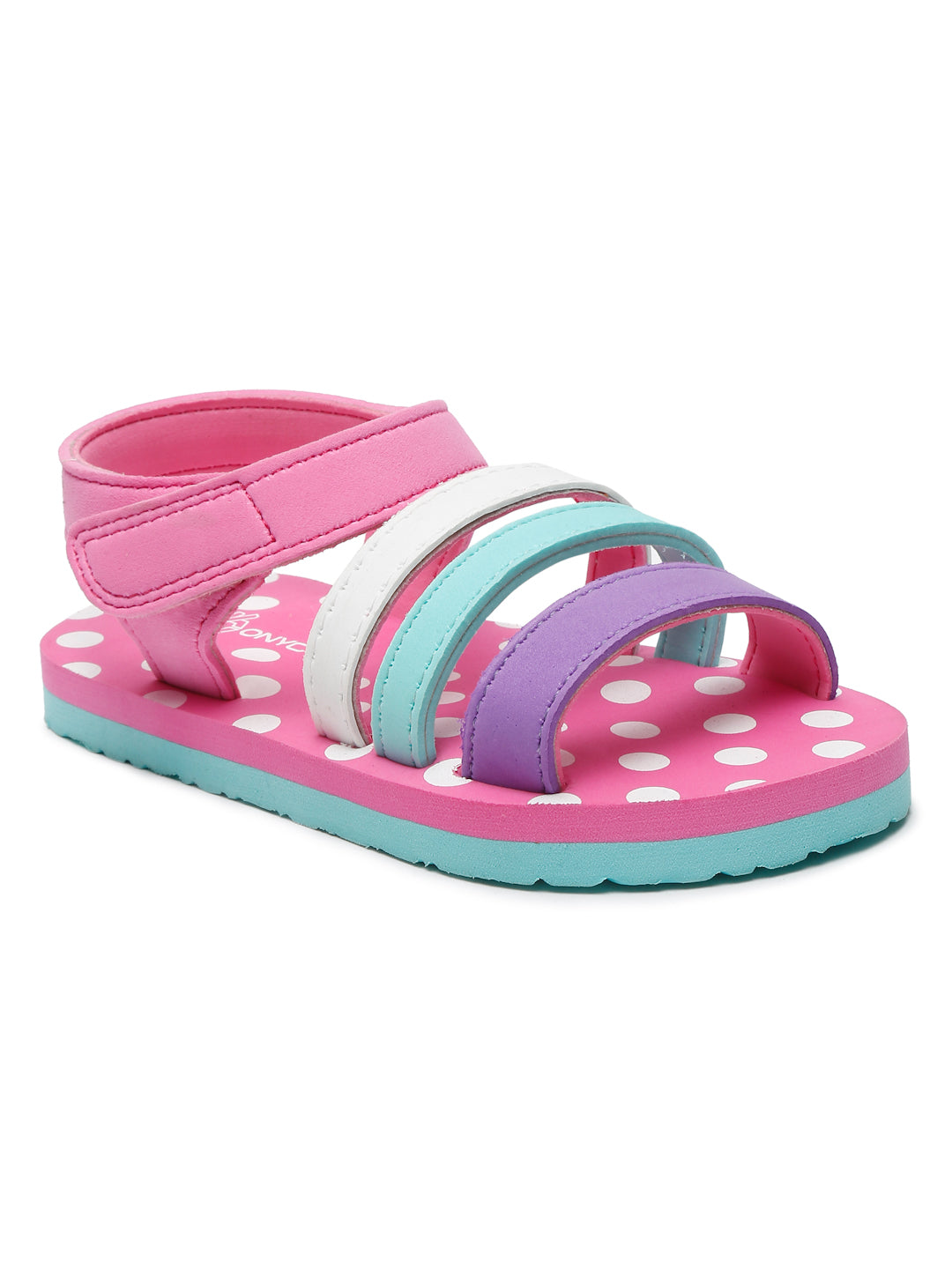 ONYC Premium Butterscotch Kids Sandals for Girls (Pink)