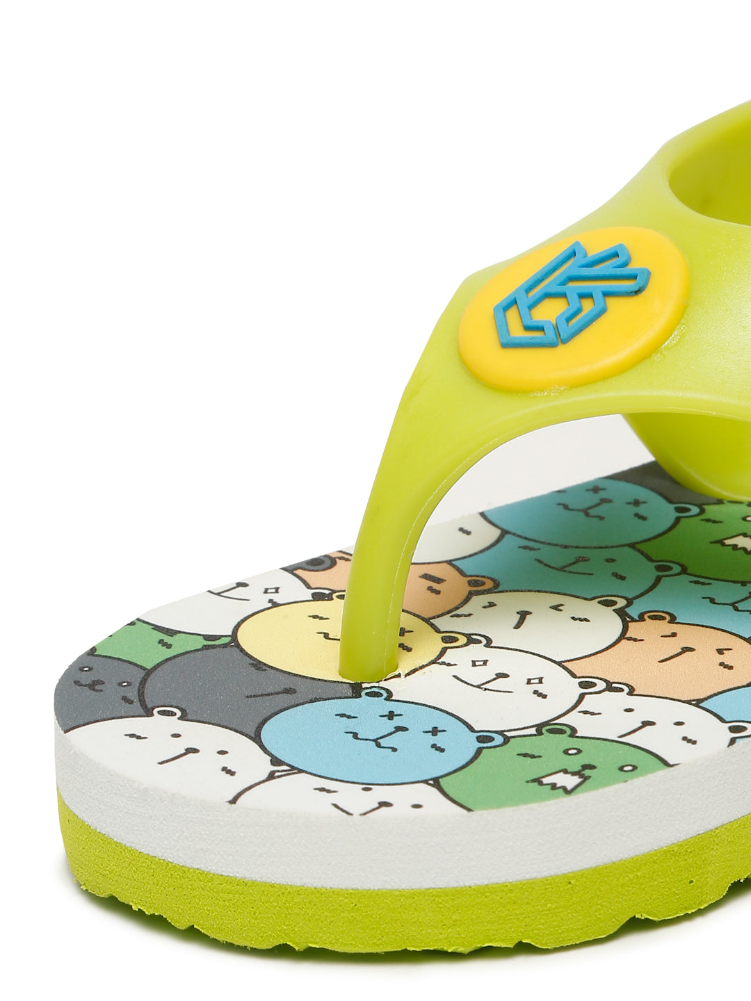 Premium Pumpkin Candy Flip-flops - Lime Green (Boys)