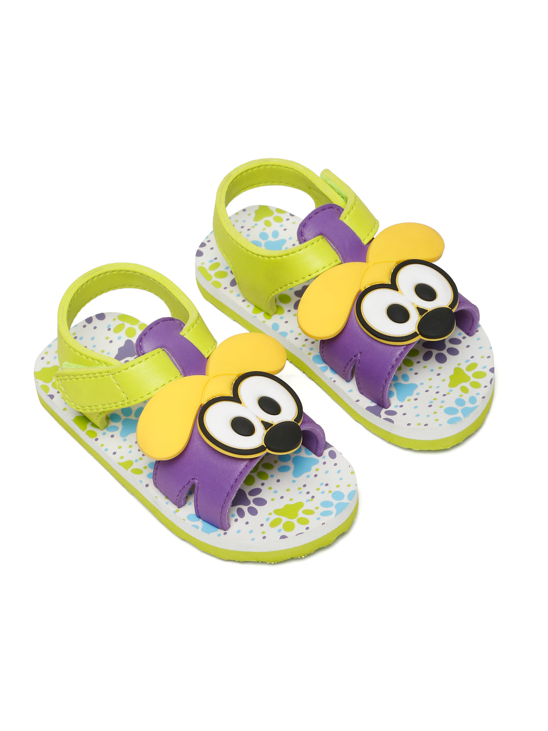 Premium Puppy Artistic Sandals - Lime Green (Unisex)